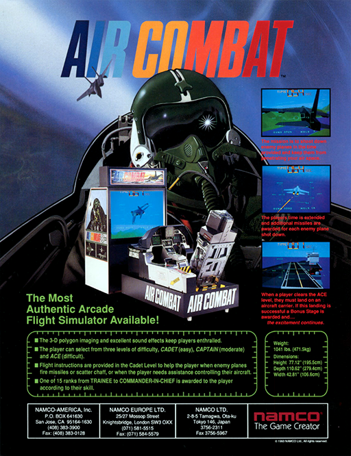 Air Combat (US) MAME2003Plus Game Cover